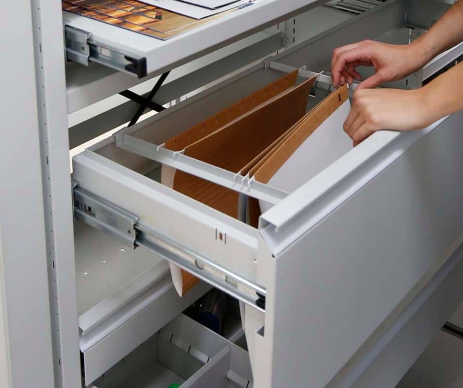 Armarios y archivadores de metal