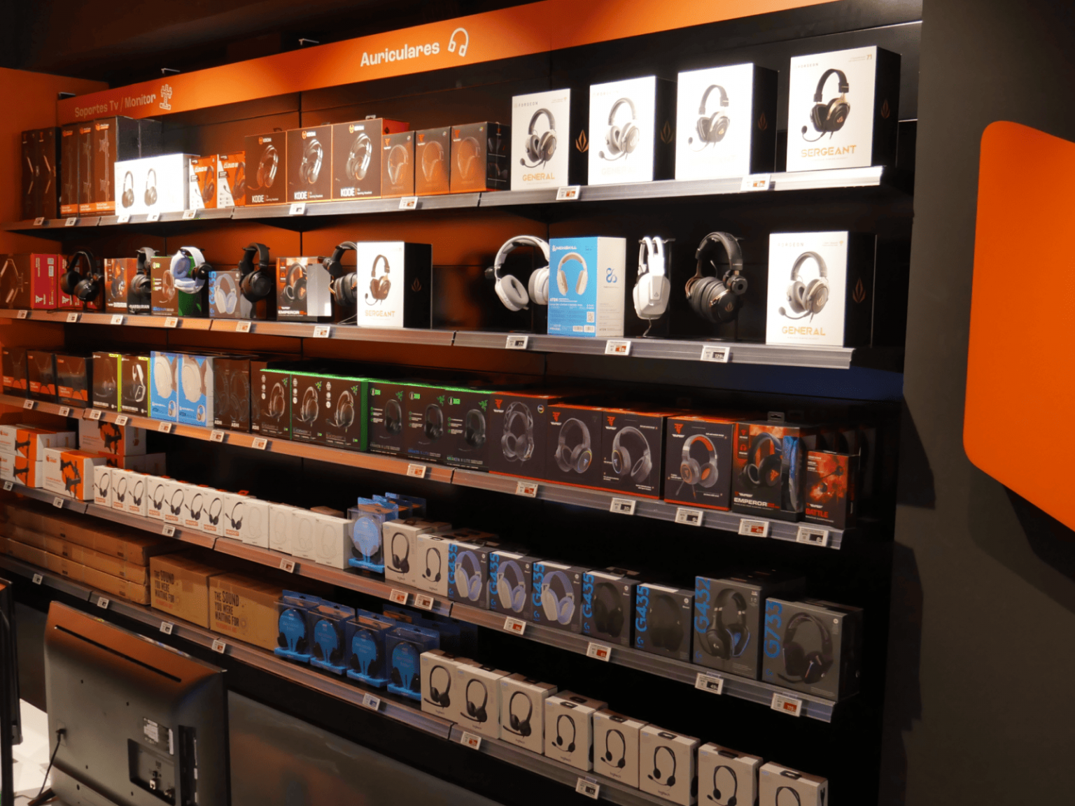 Estanterías de comercio