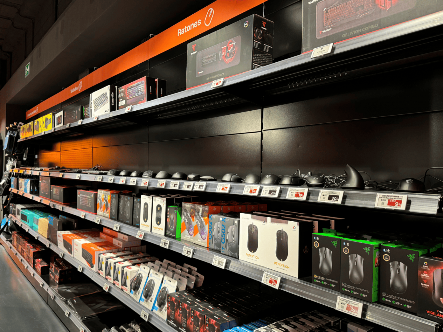 Estanterías de comercio